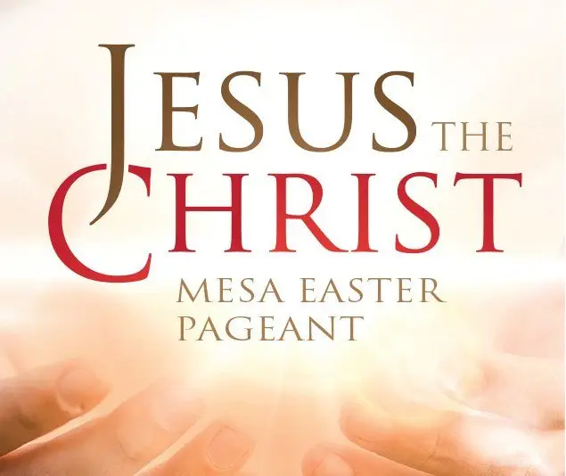 Imahe ng Banner ng Jesus the Christ Mesa Easter Pageant.